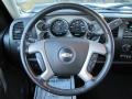 Ebony 2007 Chevrolet Silverado 2500HD LT Extended Cab 4x4 Steering Wheel