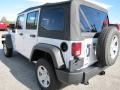 2012 Bright White Jeep Wrangler Unlimited Sport 4x4  photo #5