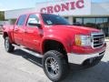 2012 Fire Red GMC Sierra 1500 SLE Crew Cab 4x4  photo #1