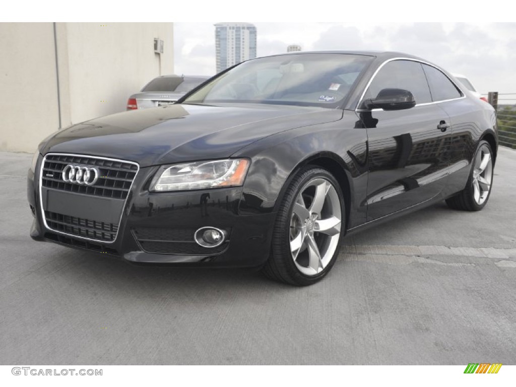 Brilliant Black 2011 Audi A5 2.0T quattro Coupe Exterior Photo #56234468