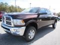 2012 Deep Molten Red Pearl Dodge Ram 2500 HD Laramie Mega Cab 4x4  photo #3