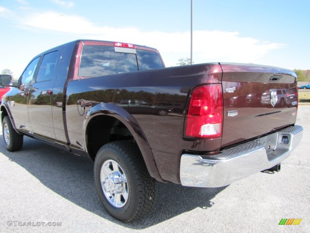 2012 Ram 2500 HD Laramie Mega Cab 4x4 - Deep Molten Red Pearl / Dark Slate photo #5