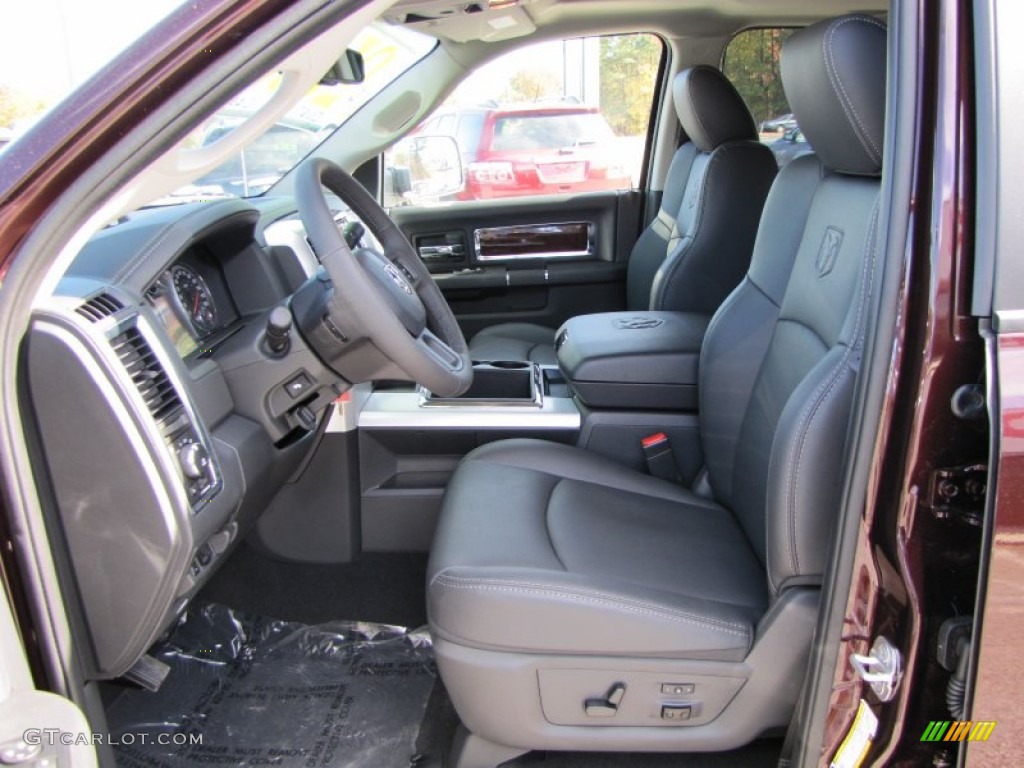 Dark Slate Interior 2012 Dodge Ram 2500 HD Laramie Mega Cab 4x4 Photo #56234750