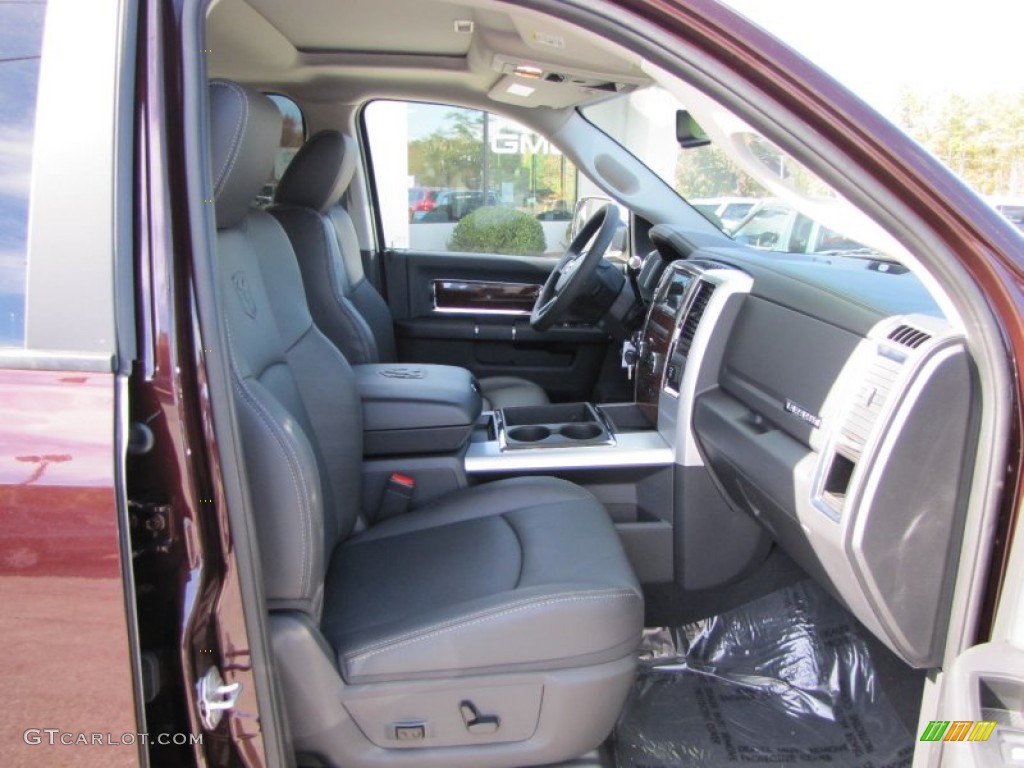 Dark Slate Interior 2012 Dodge Ram 2500 HD Laramie Mega Cab 4x4 Photo #56234770