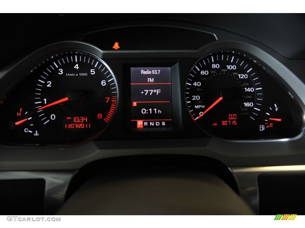 2008 Audi A6 3.2 Sedan Gauges Photos