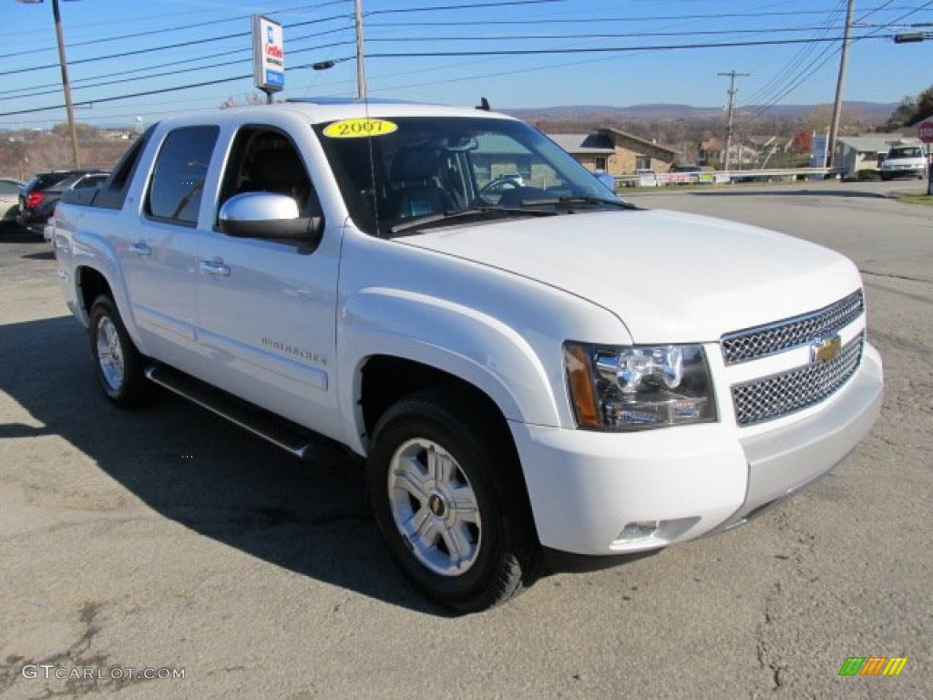 2007 Avalanche Z71 4WD - Summit White / Ebony photo #13