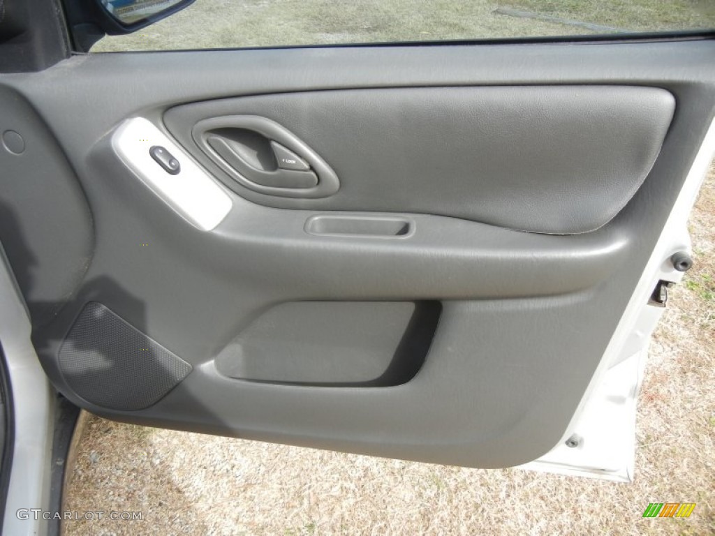 2003 Mazda Tribute ES-V6 Dark Flint Gray Door Panel Photo #56235870