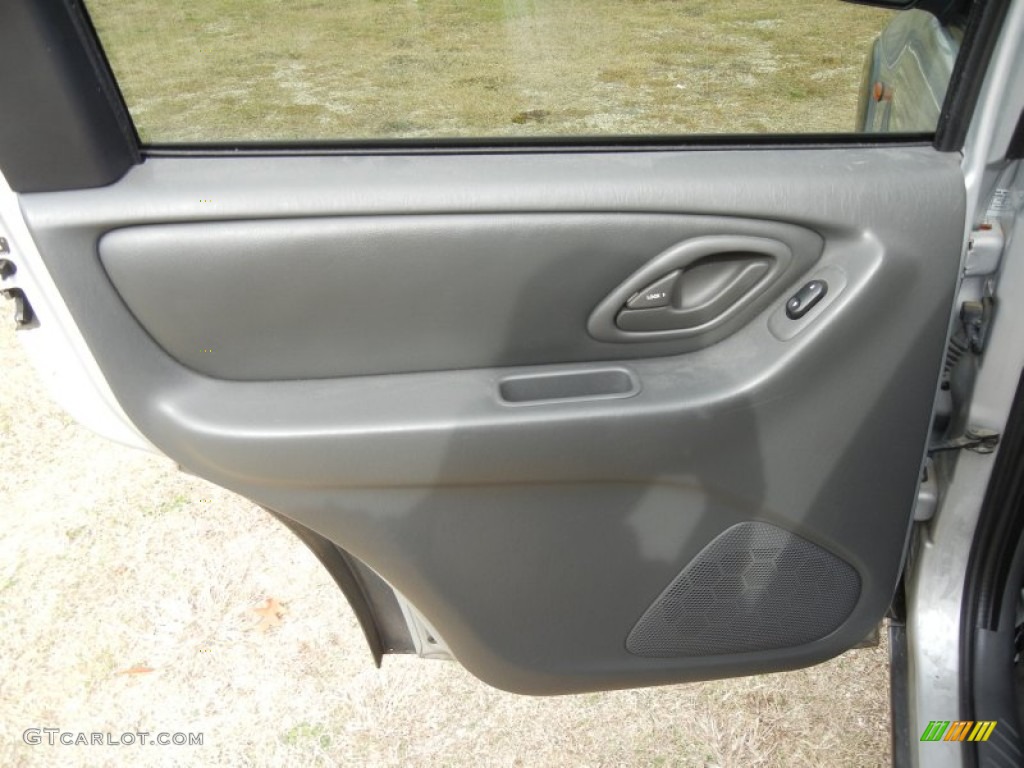 2003 Mazda Tribute ES-V6 Dark Flint Gray Door Panel Photo #56235920