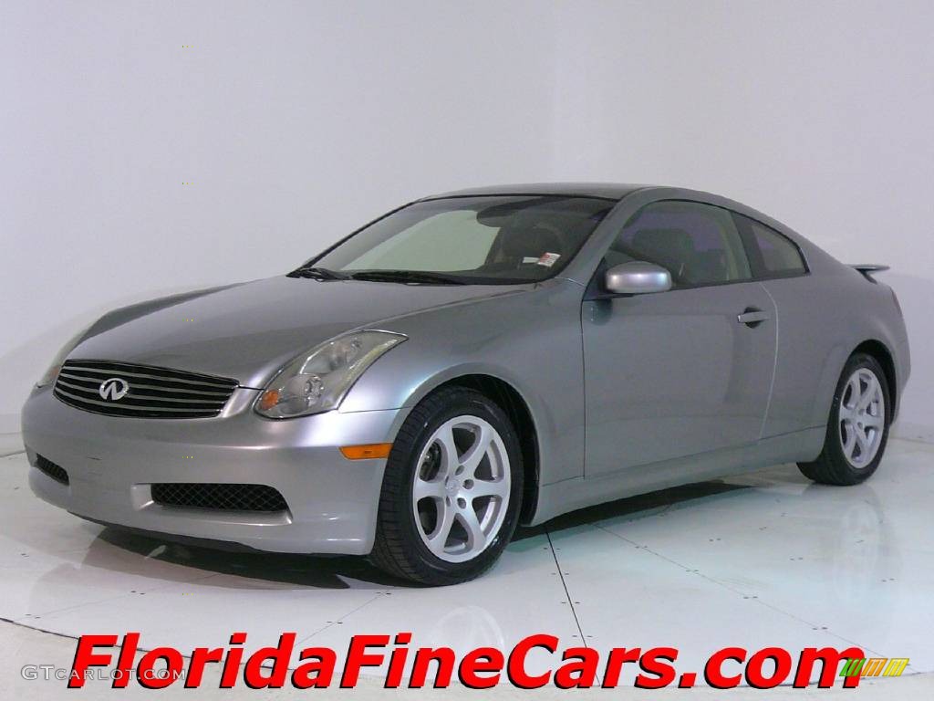 2004 G 35 Coupe - Diamond Graphite Gray Metallic / Graphite photo #1