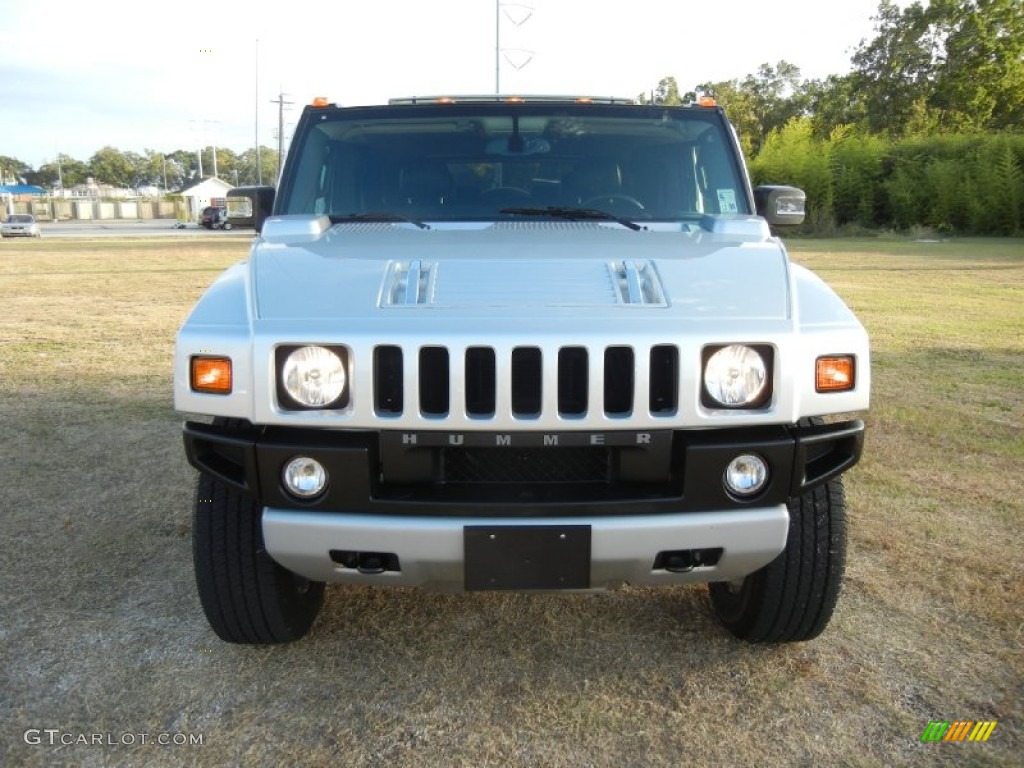 2009 H2 SUV Silver Ice - Limited Edition Silver Ice / Ebony Black photo #2