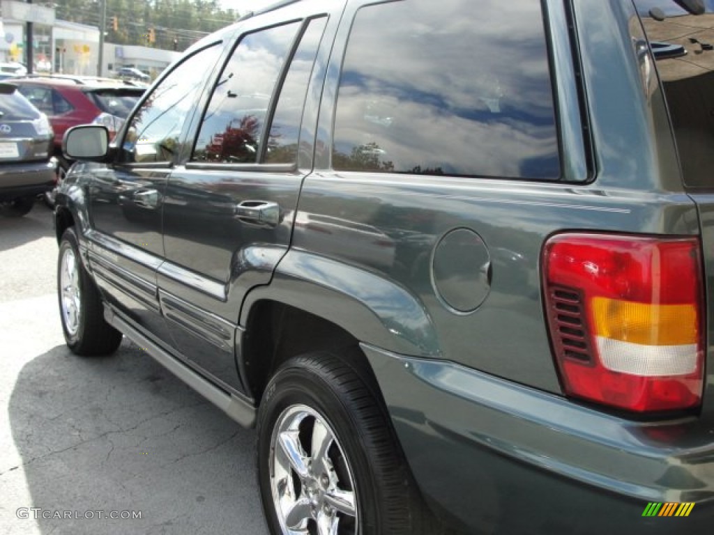 2003 Grand Cherokee Overland 4x4 - Onyx Green Pearlcoat / Dark Slate Gray/Light Slate Gray photo #8