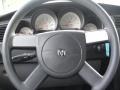 Dark Slate Gray/Light Graystone 2007 Dodge Charger Standard Charger Model Steering Wheel