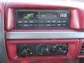 1995 Ford F150 Red Interior Controls Photo