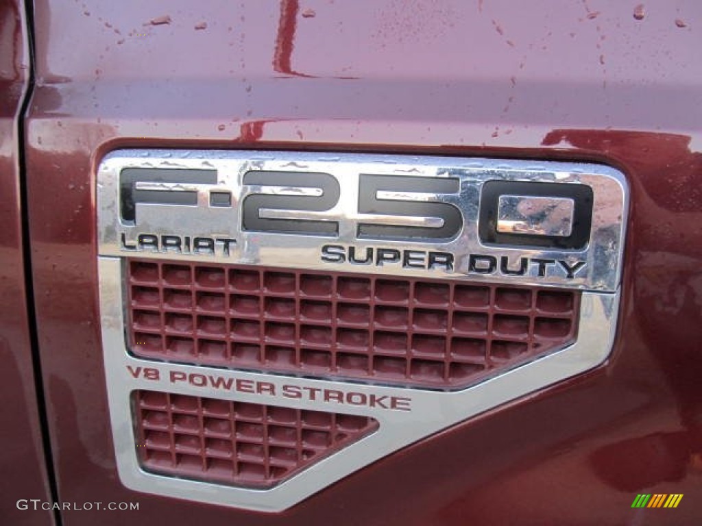 2010 Ford F250 Super Duty Lariat Crew Cab 4x4 Marks and Logos Photos