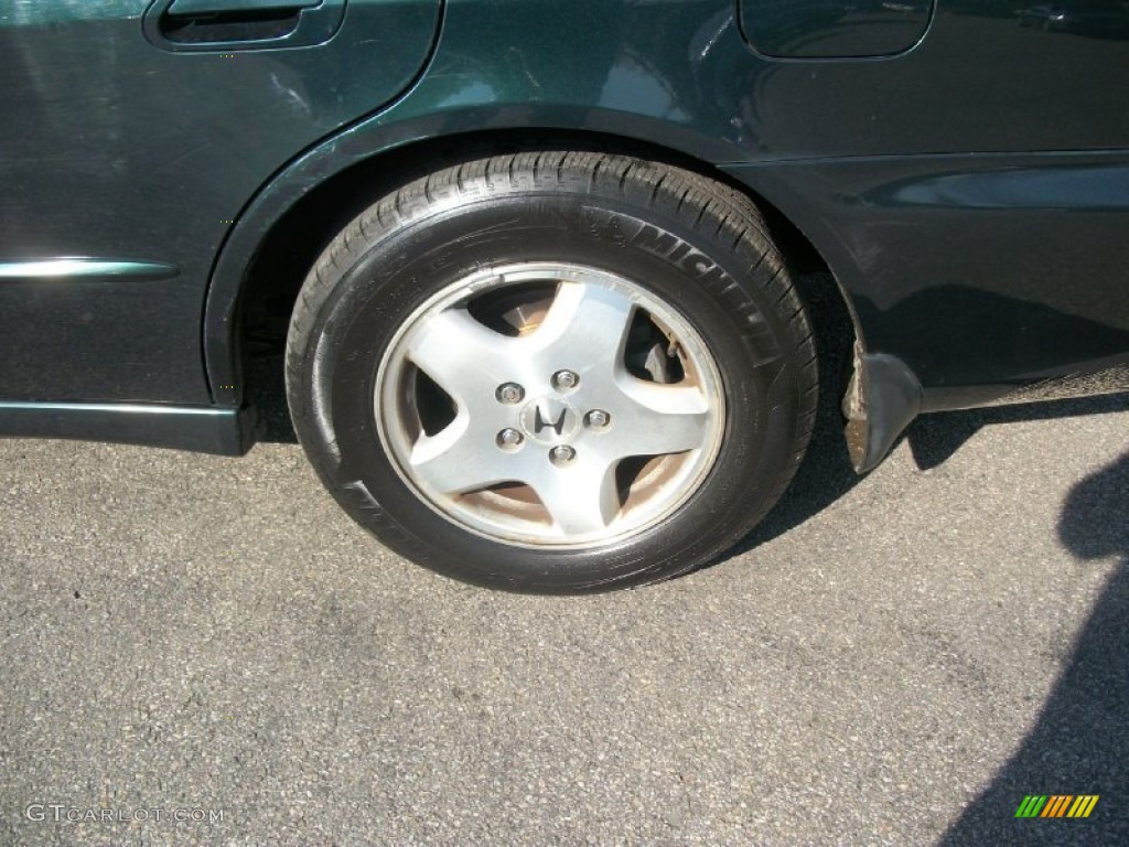 2000 Accord EX V6 Sedan - Dark Emerald Pearl / Ivory photo #2