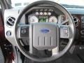 Ebony 2010 Ford F250 Super Duty Lariat Crew Cab 4x4 Steering Wheel