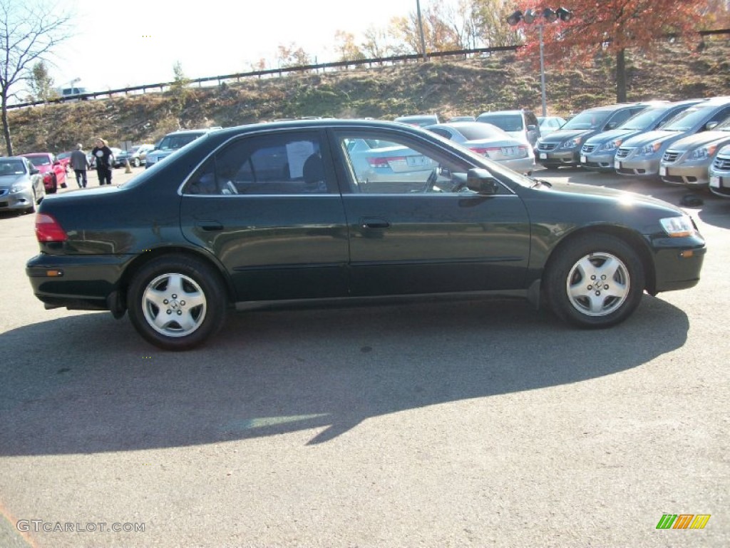 2000 Accord EX V6 Sedan - Dark Emerald Pearl / Ivory photo #7