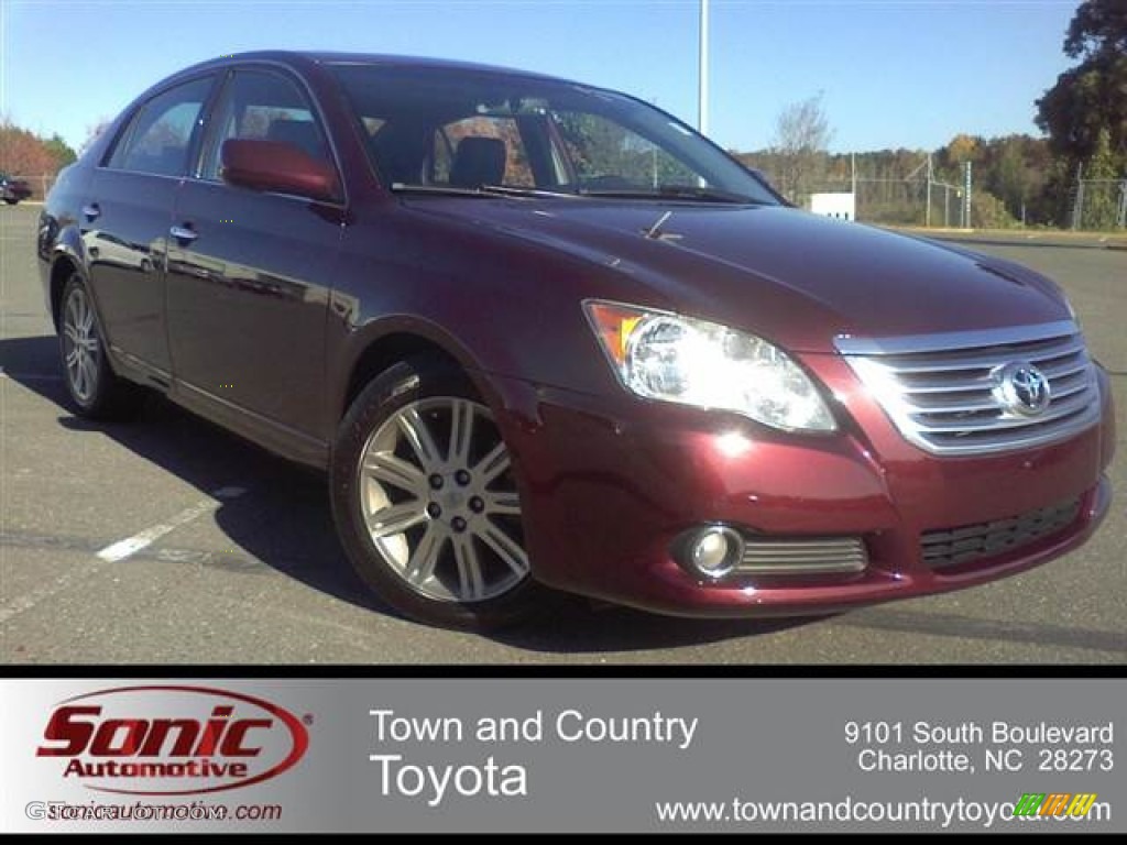 2009 Avalon Limited - Cassis Red Pearl / Dark Charcoal photo #1