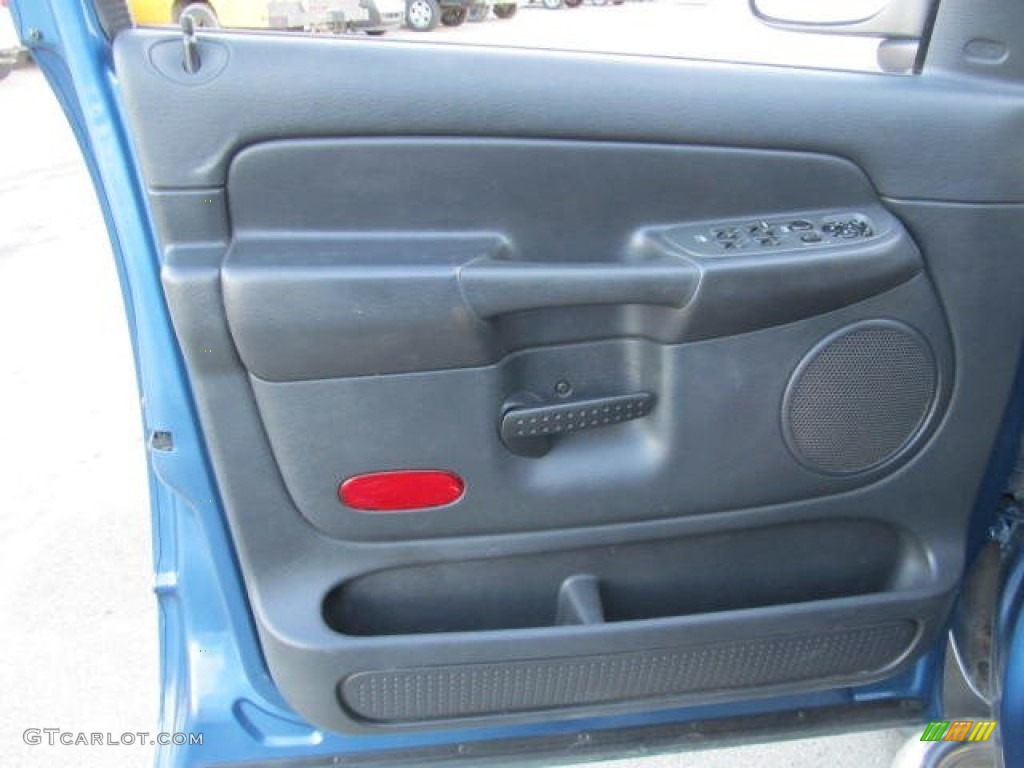 2003 Ram 1500 SLT Quad Cab 4x4 - Atlantic Blue Pearl / Dark Slate Gray photo #7
