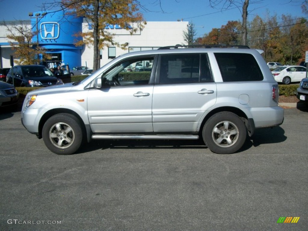 2007 Pilot EX-L 4WD - Billet Silver Metallic / Gray photo #1