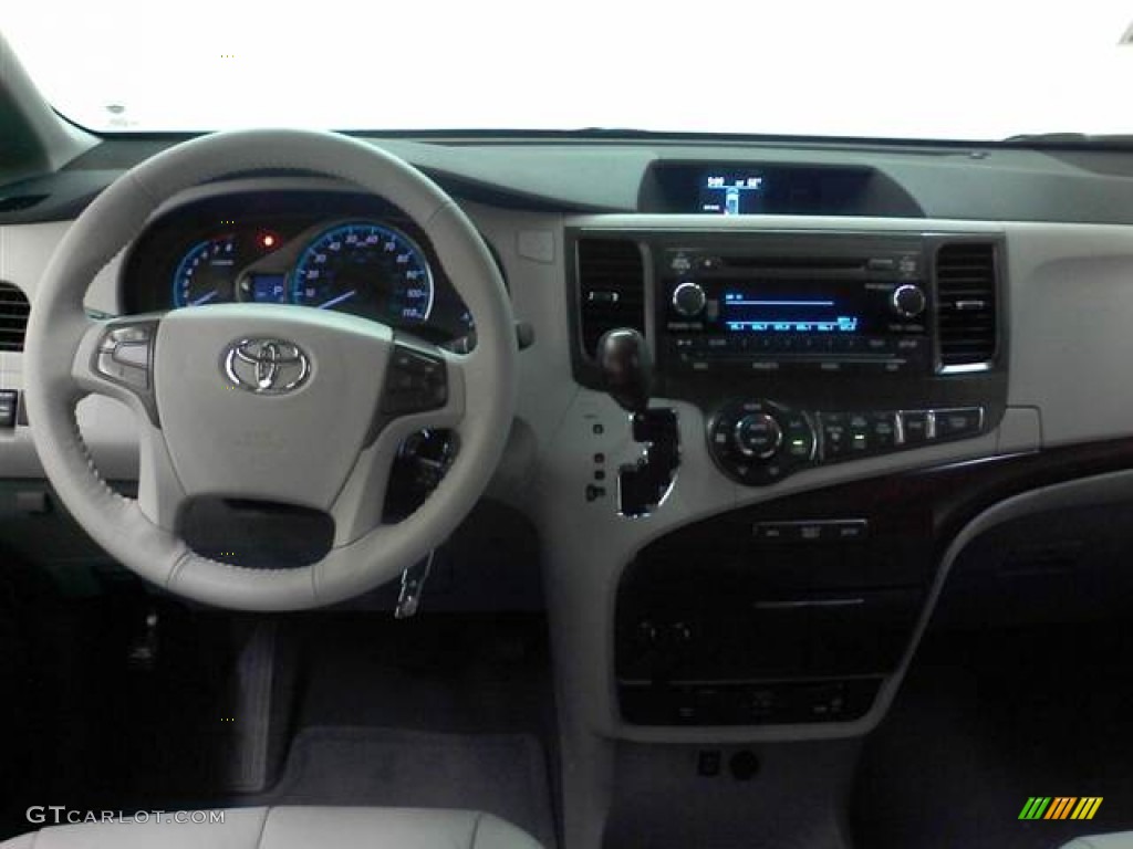 2012 Toyota Sienna XLE Light Gray Dashboard Photo #56238293