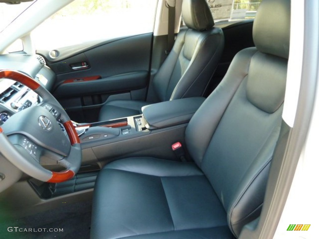 Black Interior 2012 Lexus RX 450h AWD Hybrid Photo #56238458