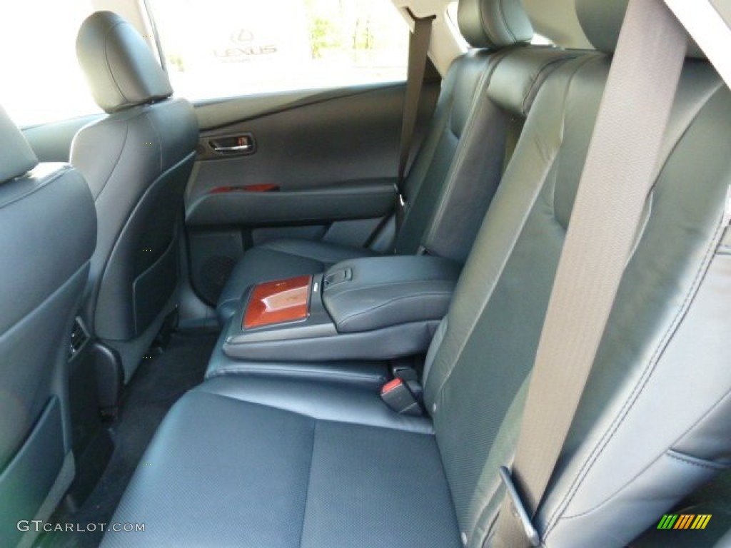 Black Interior 2012 Lexus RX 450h AWD Hybrid Photo #56238471