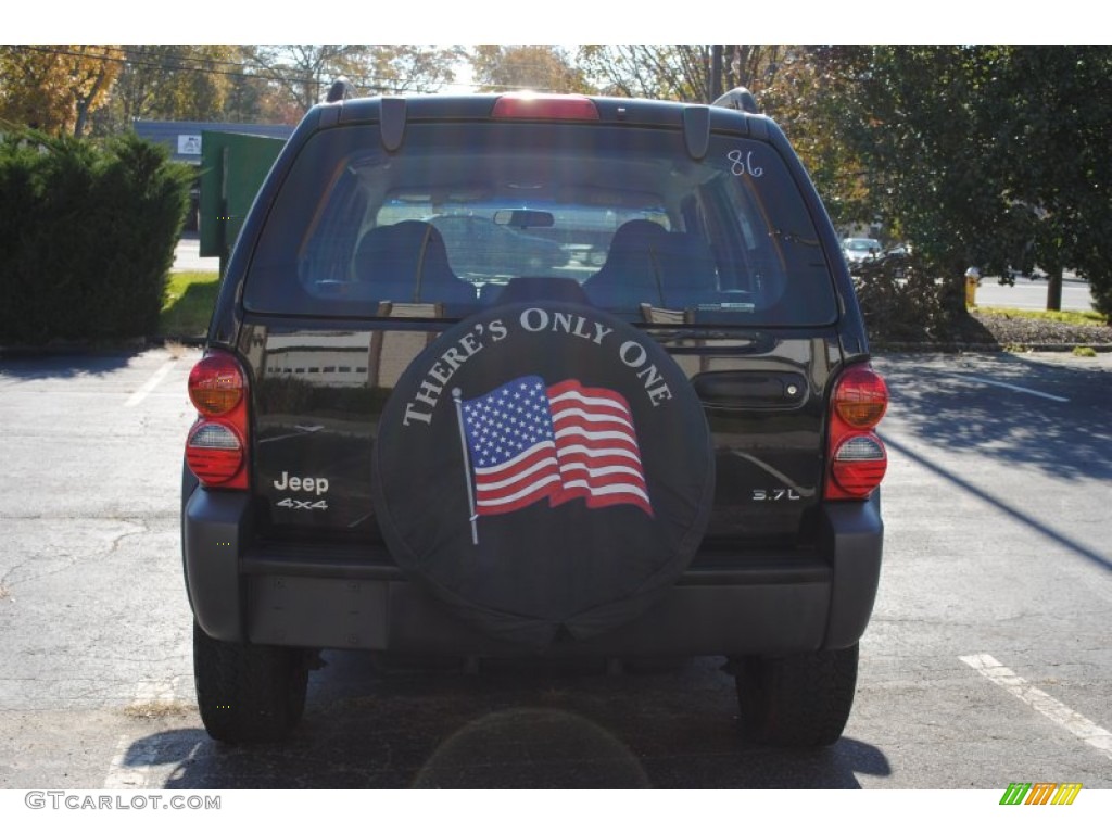 2002 Liberty Sport 4x4 - Black / Dark Slate Gray photo #5