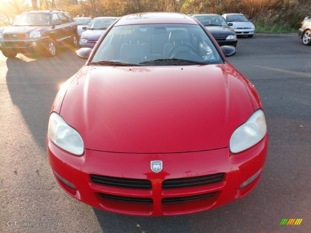 2001 Stratus R/T Coupe - Indy Red / Black/Light Gray photo #2