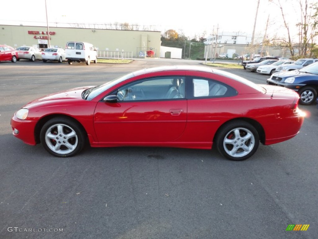 2001 Stratus R/T Coupe - Indy Red / Black/Light Gray photo #4
