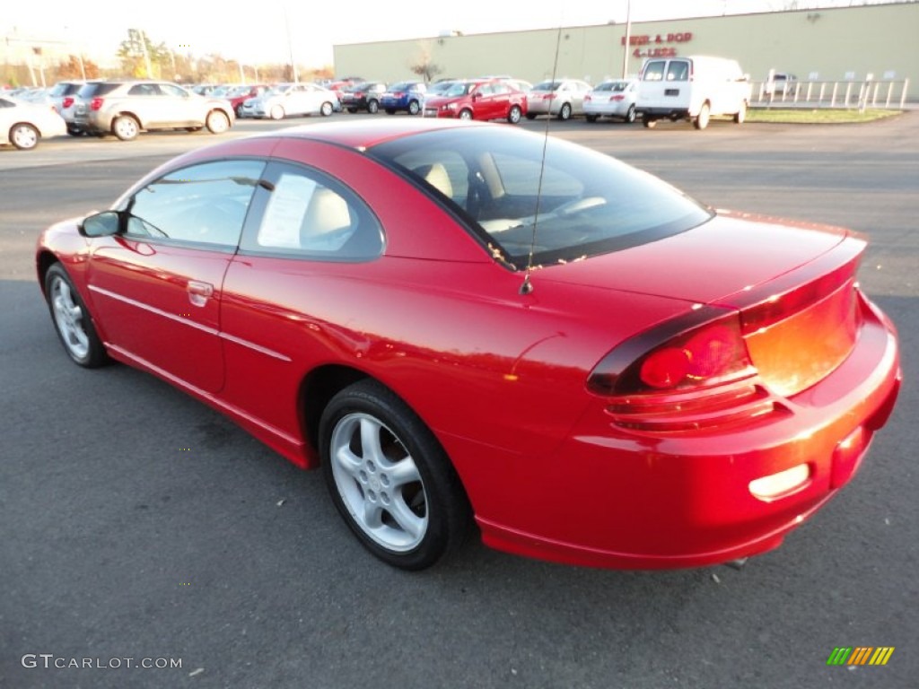 2001 Stratus R/T Coupe - Indy Red / Black/Light Gray photo #5