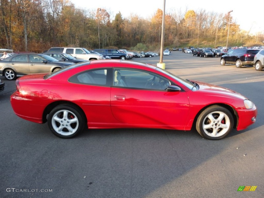 2001 Stratus R/T Coupe - Indy Red / Black/Light Gray photo #7