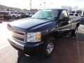 2010 Imperial Blue Metallic Chevrolet Silverado 1500 LS Regular Cab 4x4  photo #3