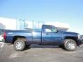 2010 Imperial Blue Metallic Chevrolet Silverado 1500 LS Regular Cab 4x4  photo #8