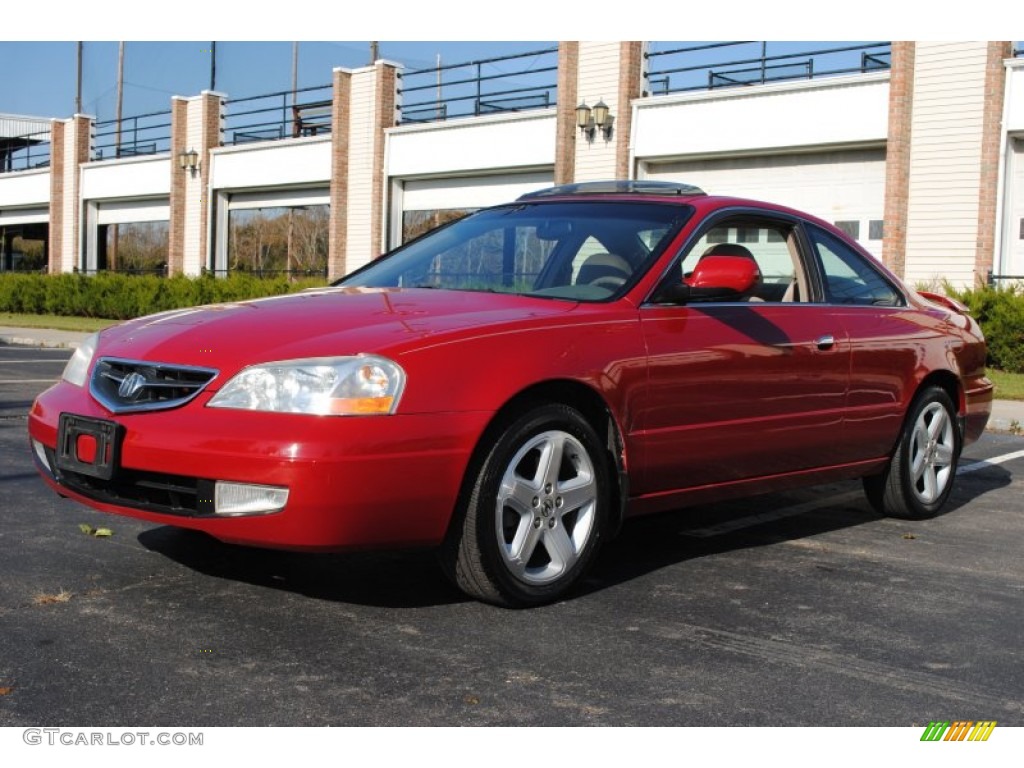 2001 CL 3.2 Type S - San Marino Red / Parchment photo #1