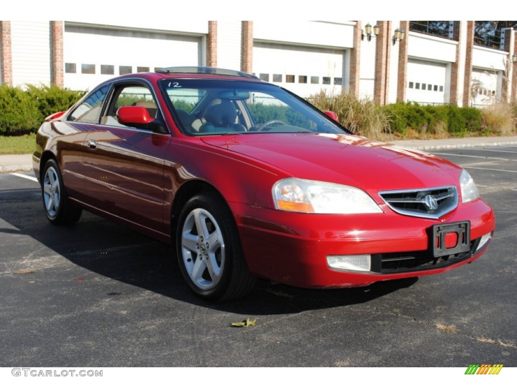 2001 CL 3.2 Type S - San Marino Red / Parchment photo #7