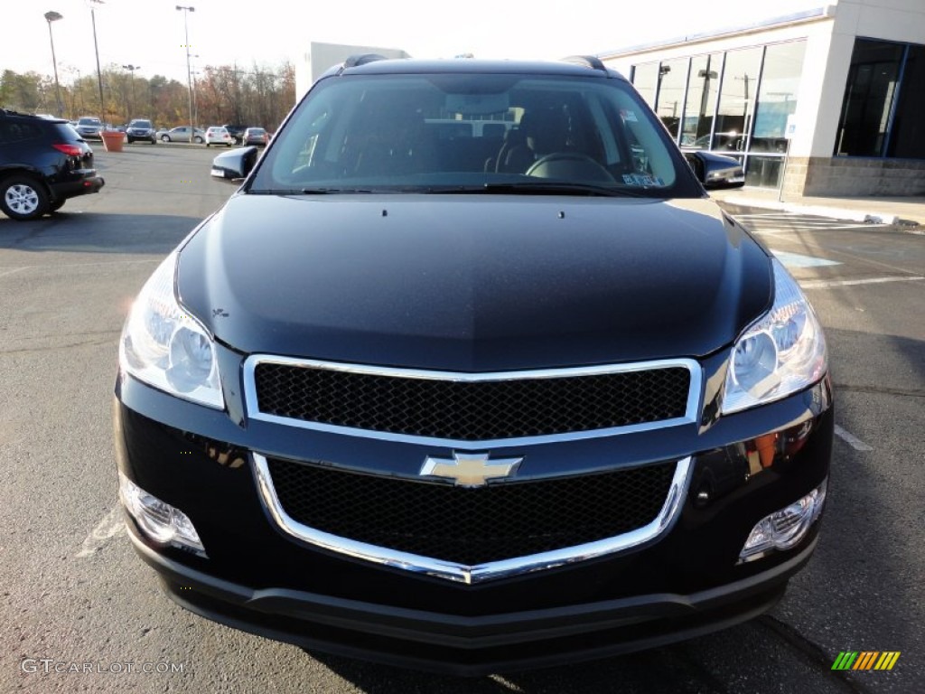 2012 Traverse LT AWD - Dark Blue Metallic / Ebony photo #2