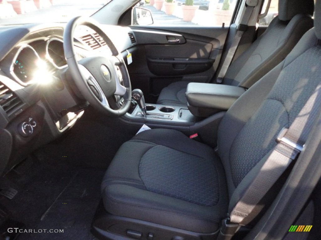 Ebony Interior 2012 Chevrolet Traverse LT AWD Photo #56240498
