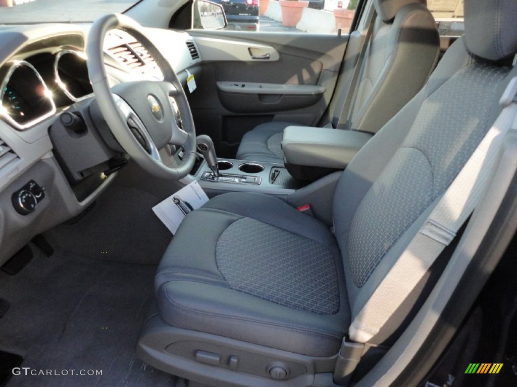 Dark Gray/Light Gray Interior 2012 Chevrolet Traverse LS AWD Photo #56240842