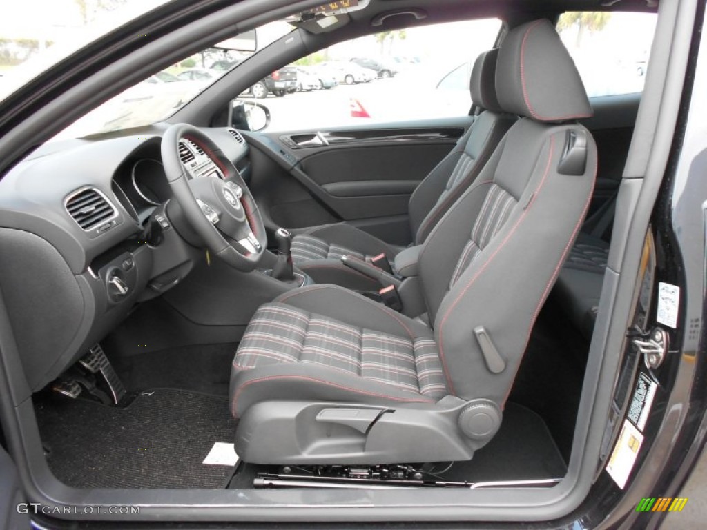 Interlagos Plaid Cloth Interior 2012 Volkswagen GTI 2 Door Photo #56241650