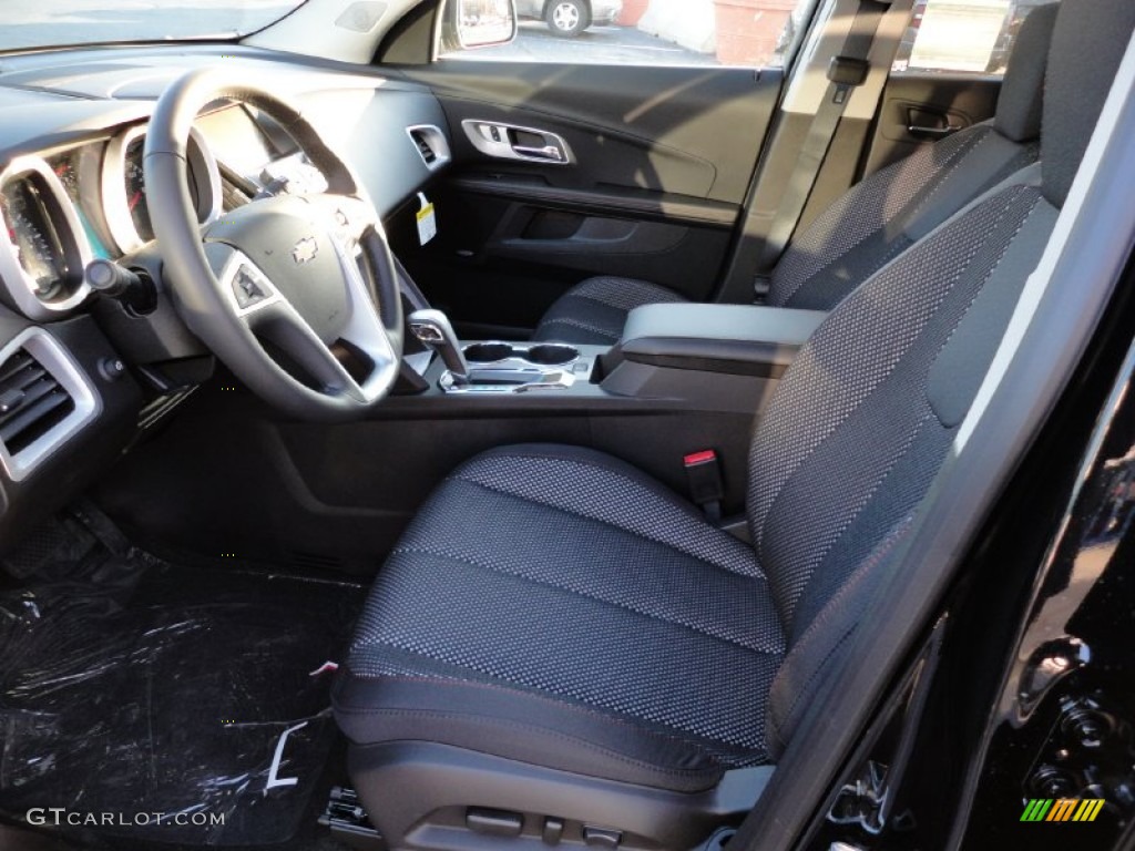 Jet Black Interior 2012 Chevrolet Equinox LT AWD Photo #56242085