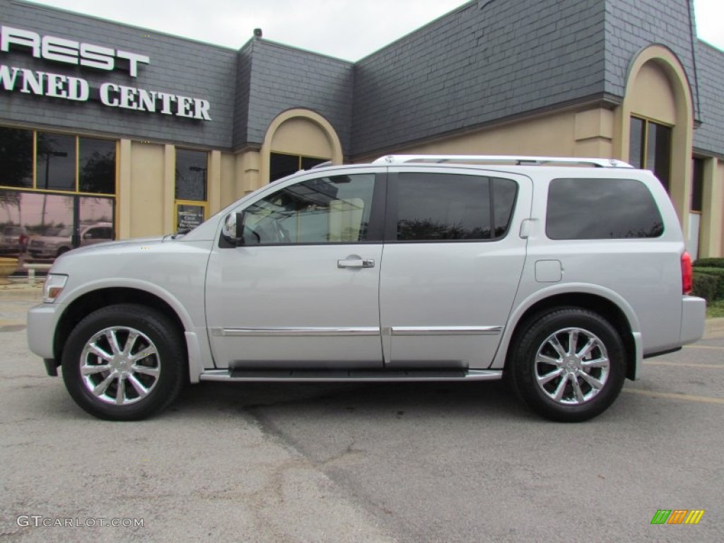 2008 QX 56 4WD - Silver Indulgence / Charcoal photo #1