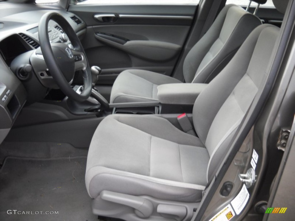 Gray Interior 2008 Honda Civic EX Sedan Photo #56245050