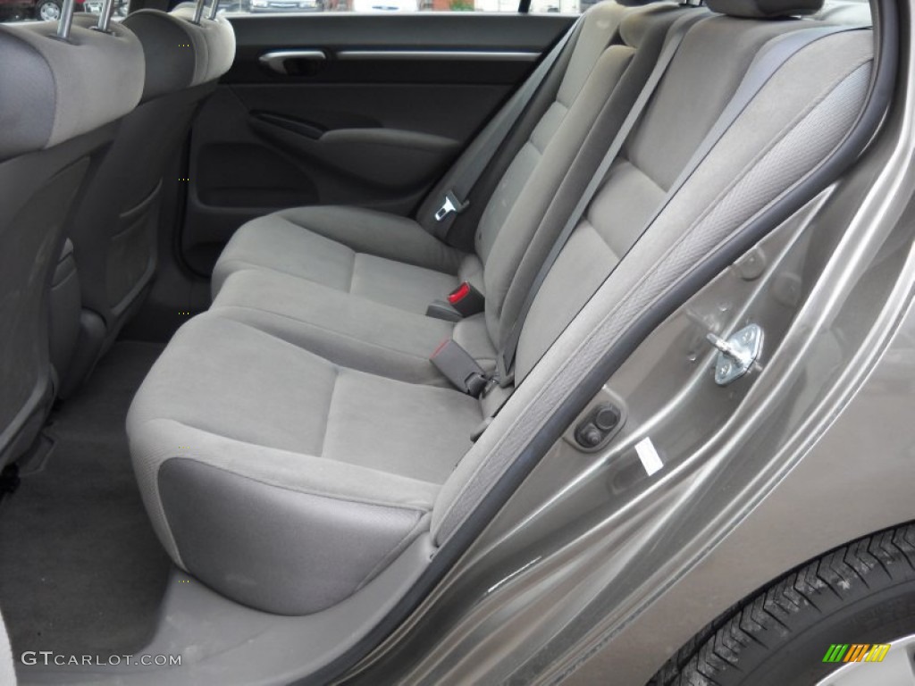 Gray Interior 2008 Honda Civic EX Sedan Photo #56245079