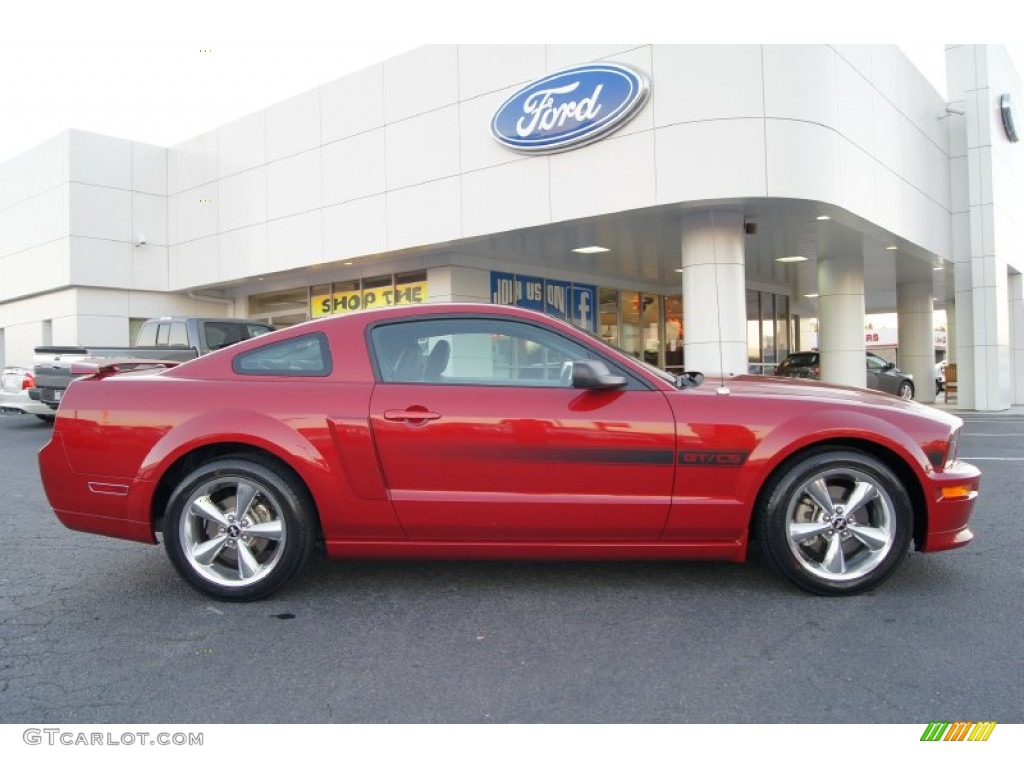 Dark Candy Apple Red 2009 Ford Mustang GT/CS California Special Coupe Exterior Photo #56245211