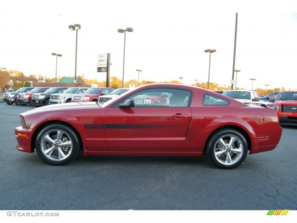 Dark Candy Apple Red 2009 Ford Mustang GT/CS California Special Coupe Exterior Photo #56245238