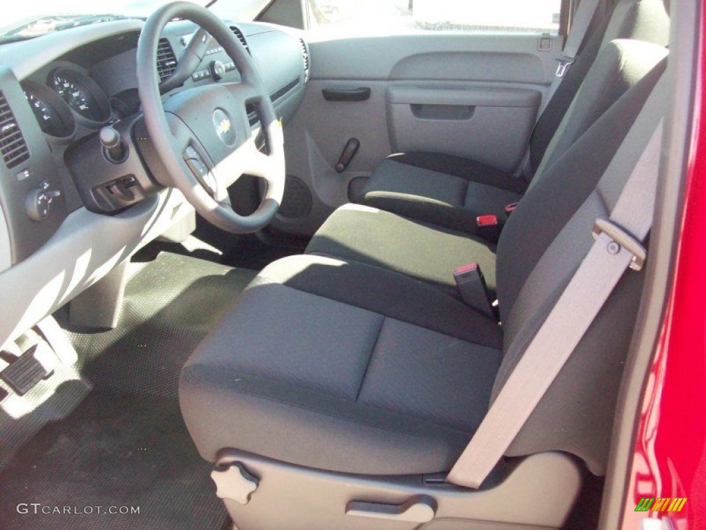 Dark Titanium Interior 2012 Chevrolet Silverado 1500 LS Regular Cab Photo #56245788