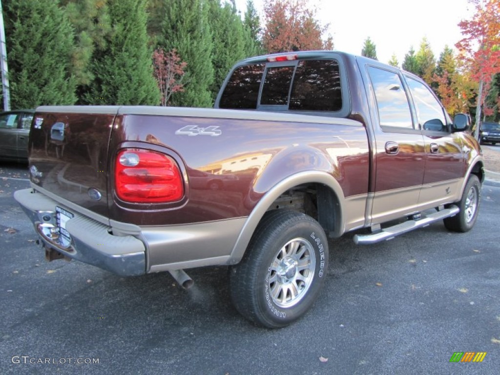 2003 F150 King Ranch SuperCrew 4x4 - Chestnut Metallic / Castano Brown Leather photo #3