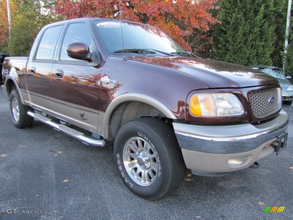 2003 F150 King Ranch SuperCrew 4x4 - Chestnut Metallic / Castano Brown Leather photo #4