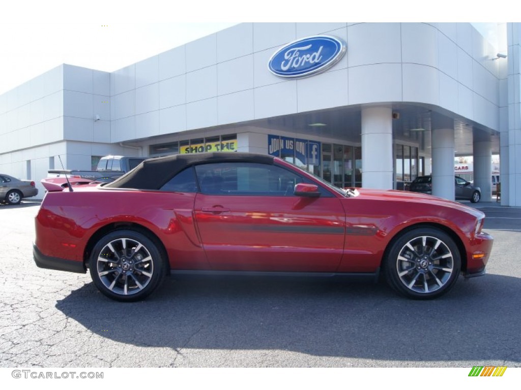 Red Candy Metallic 2011 Ford Mustang GT/CS California Special Convertible Exterior Photo #56246765